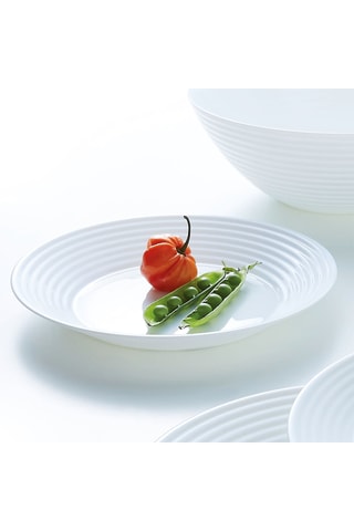 Service en verre opale Harena - 18 pièces