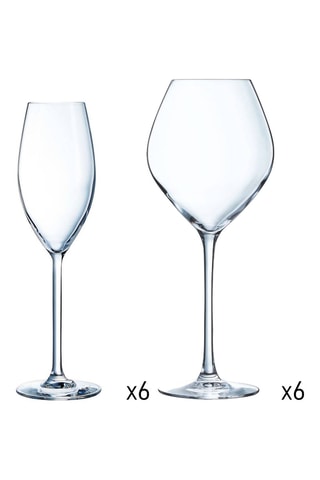 Service de verres Cheer - 12 pièces