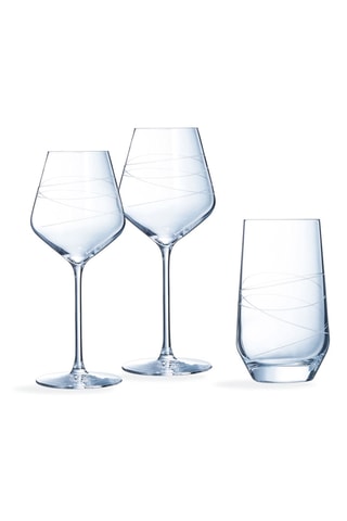 Service de verres Abstraction - 18 pièces