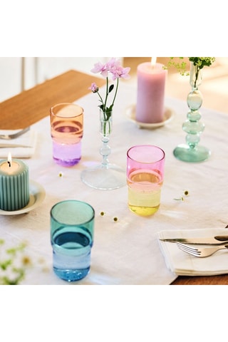 12 verres à eau Candy Mix - 32 cl