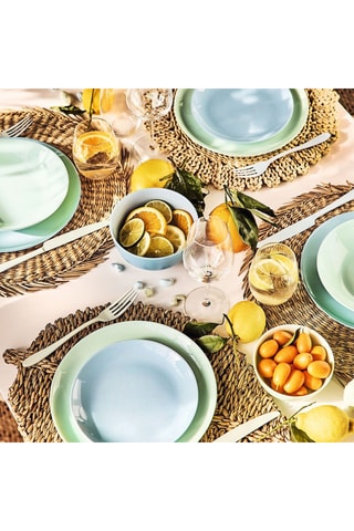 4 assiettes à dessert en verre opale Diwali - 19 cm