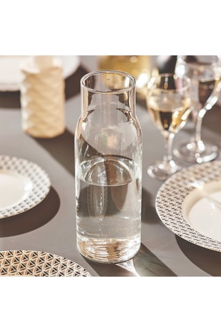 Service en verre ultra transparent Candy mix - 9 pièces