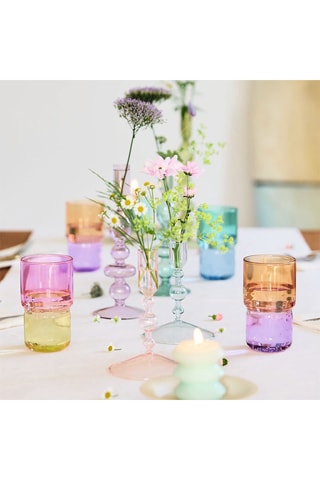 4 verres à eau Candy Mix - 32 cl