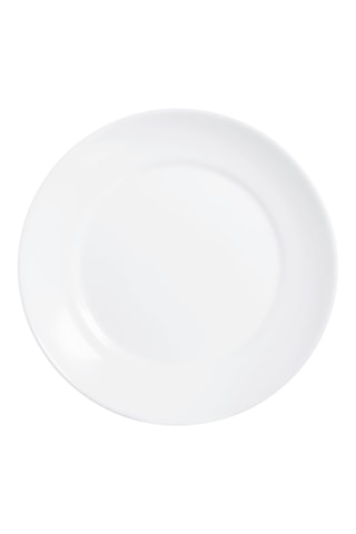 4 assiettes à dessert en verre opale Apy - 18 cm