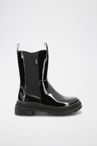 Botins envernizados Kick Goz - Preto