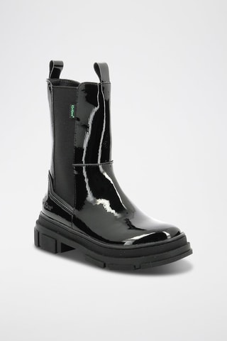 Botins envernizados Kick Goz - Preto