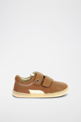 Sapatilhas em couro - Camel