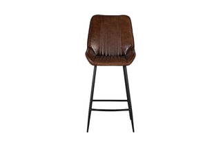 Tabouret en cuir - 48 x 108 x 60 cm