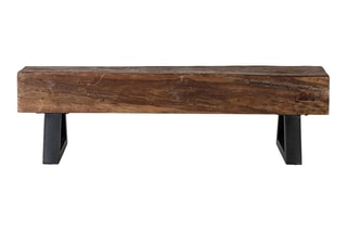Banc  -  Naturel et noir