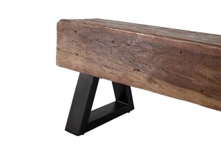 Banc  -  Naturel et noir