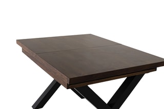 Table extensible - Noyer