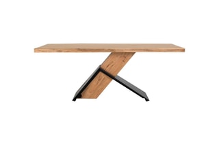 Table - Naturel et noir