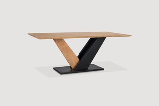 Table - Naturel et noir