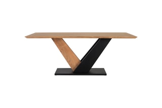 Table - Naturel et noir