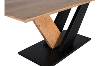 Table - Naturel et noir
