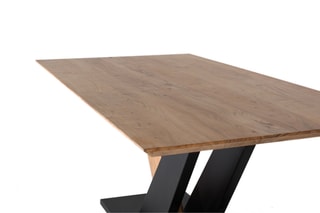 Table - Naturel et noir