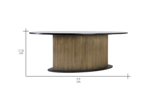 Table à manger en manguier - 220 x 77 x 110 cm