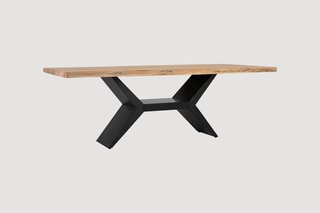 Table à manger en bois d’acacia - 220 x 75 x 110 cm