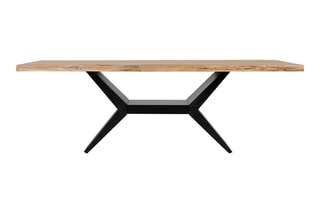 Table à manger en bois d’acacia - 220 x 75 x 110 cm