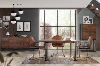 Table - Marron et noir