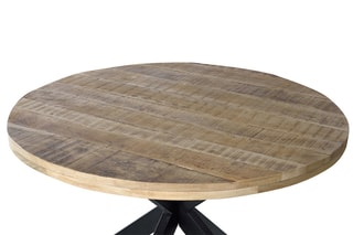 Table à manger - 
Naturel et noir