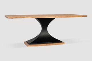 Table à manger - Marron et noir