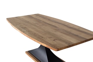 Table à manger - Marron et noir