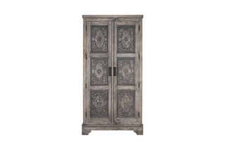 Armoire 2 portes en manguier massif - 100 x 196 x 42 cm