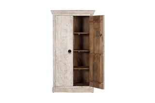 Armoire 2 portes en manguier - 90 x 166 x 40 cm