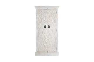 Armoire 2 portes en manguier - 90 x 183 x 40 cm