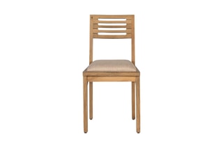 2 chaises en manguier massif - 48 x 88 x 55 cm