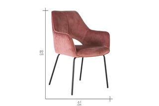 2 chaises - Marron