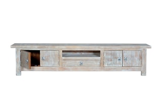 Meuble TV 4 portes - Blanc