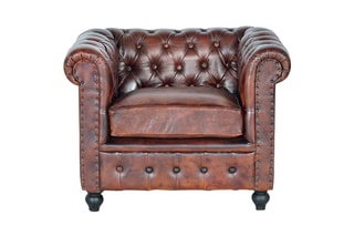 Fauteuil Chester - Marron vieilli