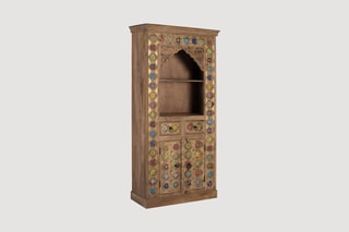 Bibliothèque en manguier - 90 x 180 x 40 cm