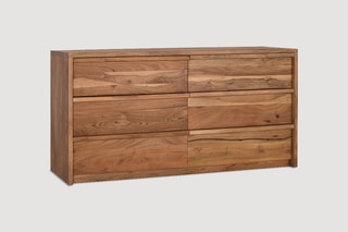 Commode 6 tiroirs - 
Naturel
