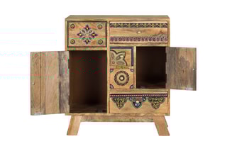 Commode 5 tiroirs - Marron