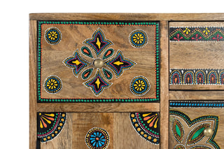 Commode 5 tiroirs - Marron