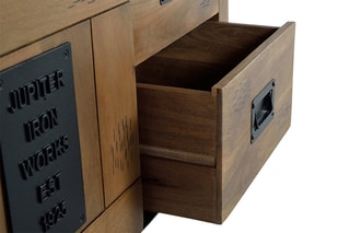 Vitrine 1 porte - Naturel