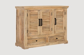 Buffet 3 portes en manguier - 120 x 180 x 40 cm