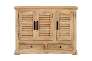 Buffet 3 portes en manguier - 120 x 180 x 40 cm