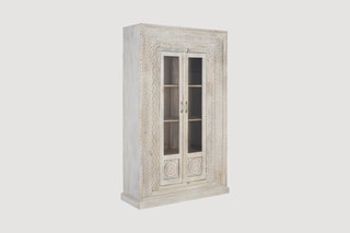 Armoire 2 portes en manguier - 110 x 180 x 40 cm