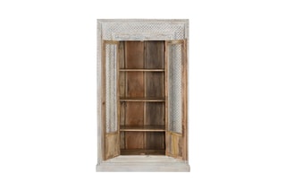 Armoire 2 portes en manguier - 110 x 180 x 40 cm