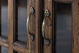 Buffet 4 portes en teck - 188 x 110 x 43 cm