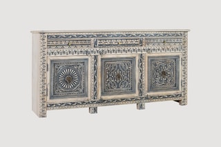 Buffet 3 portes en manguier - 190 x 96 x 44 cm