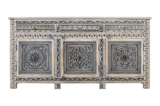 Buffet 3 portes en manguier - 190 x 96 x 44 cm