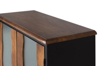 Buffet 2 portes - Noir