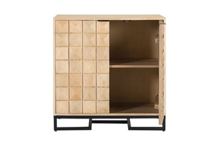 Buffet 2 portes en manguier - 75 x 76 x 40 cm