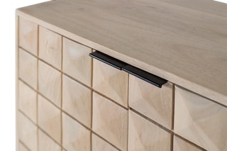 Buffet 2 portes en manguier - 75 x 76 x 40 cm