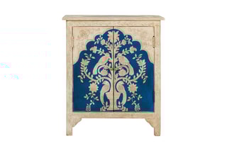 Buffet 2 portes en manguier - 66 x 76 x 33 cm